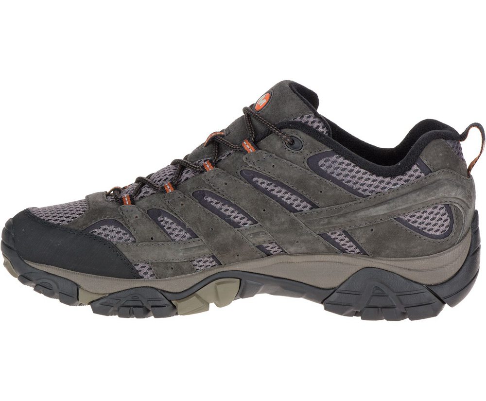 Buty Trekkingowe Merrell Męskie Brązowe - Moab 2 Ventilator - 476952-TLH